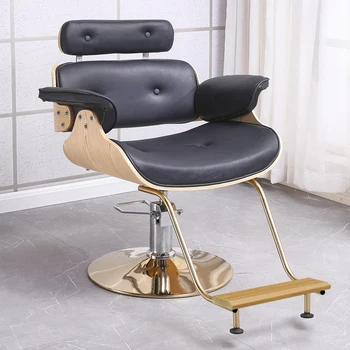 Роскошные парикмахерские кресла для маникюрного салона, Эстетическое оборудование, Гидравлические Парикмахерские кресла, Мебель для парикмахерской QF50BC