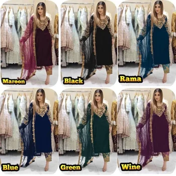 Курти для женщин Пакистанские шаровары Индийское женское платье