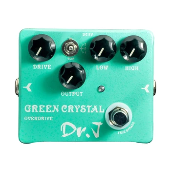 Педаль гитарных эффектов Joyo D50 Green Crystal Overdrive Педаль серии Dr.j True Bypass Запчасти для электрогитары Аксессуары Overdrive