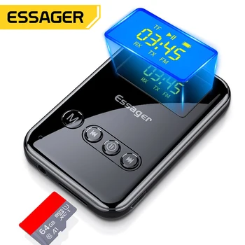 Essager Bluetooth 5.0 Передатчик-приемник 3,5 мм Разъем Aux Аудио Беспроводной адаптер для ПК, телевизора, наушников, автомобильного Bluetooth 5 0 приемника