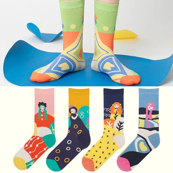 Весенне-летние хлопчатобумажные носки, носки-трубочки, выдувающие пузыри, милые женские носки для девочек