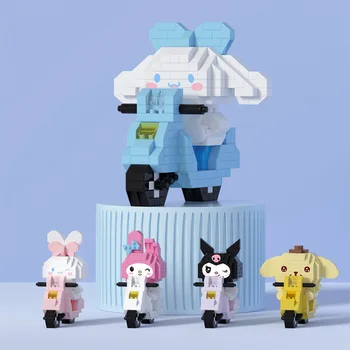Disney Строительные Блоки LinaBell StellaLou CookieAnn Мультяшная Фигурка Kawaii Кирпичи Детские Собранные Игрушки Блоки Подарки На День Рождения Изображение 2