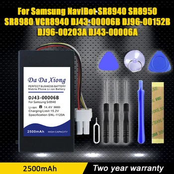 Новый Аккумулятор DJ43-00006B для Samsung NaviBot SR8940 SR8950 SR8980 VCR8940 DJ43-00006B DJ96-00152B DJ96-00203A DJ43-00006A + Инструменты