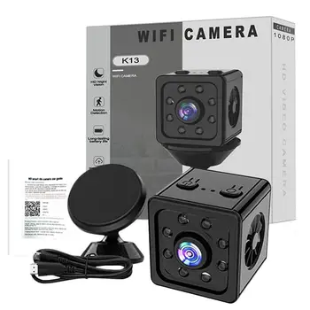 Беспроводная камера 1080p HD WiFi Камера Ночная версия Диктофон Мини Смарт Видеокамеры Видеонаблюдение IP Камера Радионяня