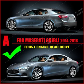 Автомобильные коврики для Maserati Ghibli 2014 2015 2016 2017 2018 Пользовательские автоматические Накладки для ног автомобильный ковер Изображение 2