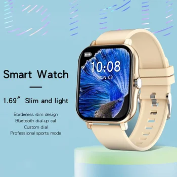 2023 GT20 Смарт-часы Bluetooth для вызова Музыки, 1,69 Полноэкранные часы с большим сенсорным экраном, мониторинг сердечного ритма, здоровья сна, Бесплатная доставка