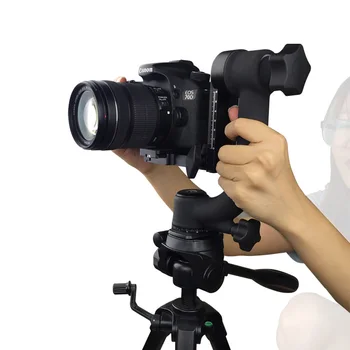 Высококачественная профессиональная регулируемая Панорамная карданная головка с поворотом на 360 градусов для зеркальных фотокамер CANON SONY NIKON Изображение 2