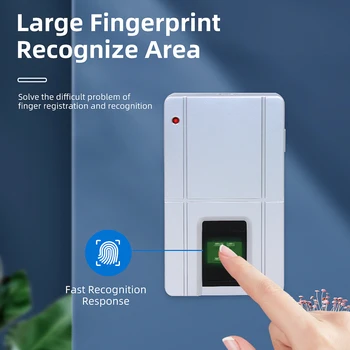 Прибор для снятия отпечатков пальцев Bluetooth, USB-сканер для считывания отпечатков пальцев, бесплатный SDK для системы Windows Android Linux IOS Изображение 2