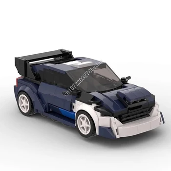 298 ШТ. MOC Чемпионы Скорости Ford Fiesta WRC Модель спортивного автомобиля Строительные Блоки Технологические Кирпичи Креативная Сборка Детские Игрушки Подарки