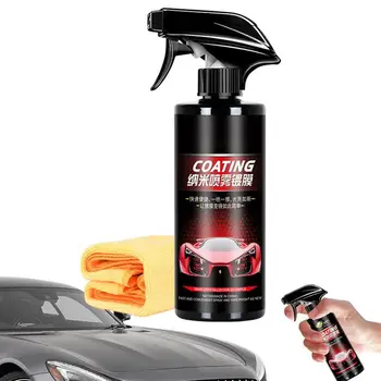 Керамический спрей для покрытия автомобиля Quick Coat Ceramic Coating Spray С гидрофобной формулой и УФ-защитой Керамический спрей для автомобиля Long