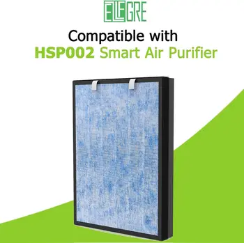 Сменный фильтр HSP002 True H13 HEPA Air Purifier Сменные Фильтры, Совместимые с HSP002 Smart True 2.0 Air Purifier Изображение 2