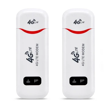 2X 4G LTE маршрутизатор Беспроводной USB-ключ, мобильный широкополосный модем 150 Мбит/с, sim-карта, USB-адаптер, беспроводная сетевая карта