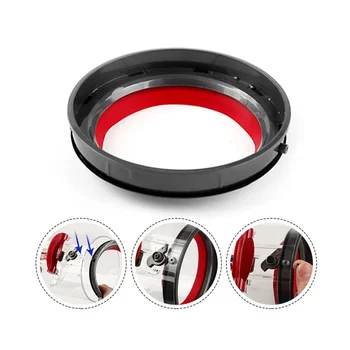 Верхнее Фиксированное Уплотнительное кольцо для пылесоса Dyson V12 Slim/V10 Animal Верхнее фиксированное уплотнительное кольцо ведра для сбора пыли