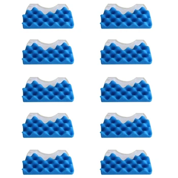 30 компл. Синий Губчатый фильтр Белый Хлопковый печеночный фильтр Для Samsung DJ97-01040C Запчасти для пылесоса