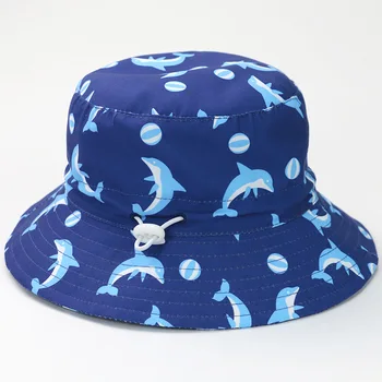 Панама для мальчиков, летний аксессуар для пляжа, широкополая кепка с защитой от ультрафиолета, праздничная кепка для малышей, плавающих на открытом воздухе