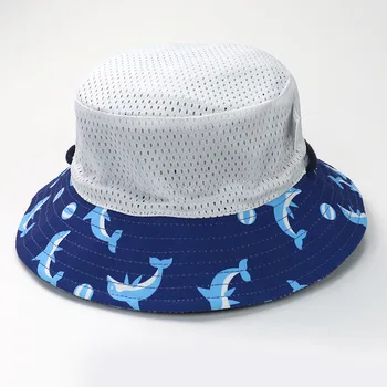 Панама для мальчиков, летний аксессуар для пляжа, широкополая кепка с защитой от ультрафиолета, праздничная кепка для малышей, плавающих на открытом воздухе Изображение 2