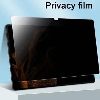 Защитная пленка для экрана Конфиденциальности Samung Galaxy Tab S6 Lite 10,4 S7 11 FE S8 Plus 12,4 S8 Ultra 14,6 2022 A8 10,5 Матовая ПЭТ-Защита от Шпиона Изображение 2
