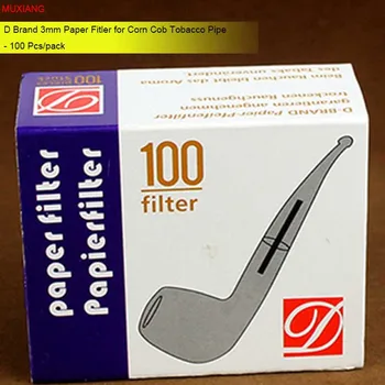 MUXIANG 100 шт. /упак. 3 мм Бумажный фильтр для курительной трубки для акрилового мундштука для табачных трубок, Китай, продажа с фабрики fd0015