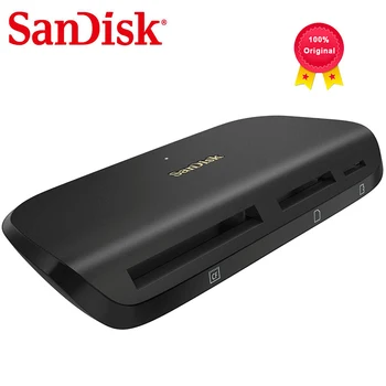 Устройство для чтения карт памяти SanDisk Multi in 1 ImageMate PRO USB-C Reader для CF SD SDHC SDXC microSDHC Слот для карт microSDXC SDDR-A631