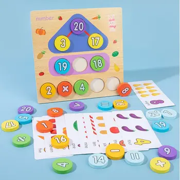 Часы, считывающие числа, Познавательные Игры, Настольная игра-головоломка, Детские развивающие игрушки, игра с подходящими буквами, 2 в 1, Подходящая доска