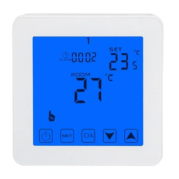 Термостат для бойлера, цифровой термостат 5 ℃-35 ℃, удобная установка 220 В для нагрева воды, для ванной комнаты, для проживания, для Изображение 2