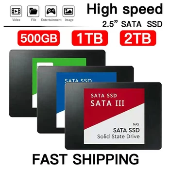 Быстрый SATA SSD sata 4 Тб 2,5 Дюймовый Высокоскоростной SSD 480 ГБ 512 ГБ HD 1 ТБ Внутренний SSD 2 ТБ Твердотельный накопитель Для Ноутбука SSD Notebook Ps4