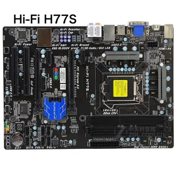 Для BIOSTAR Hi-Fi H77S Материнская плата LGA 1155 DDR3 ATX H77 Материнская Плата 100% Протестирована Нормально, полностью работает Бесплатная Доставка