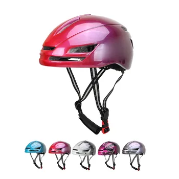 Умный велосипедный шлем с задними фонарями, USB перезаряжаемый Умный шлем, задний фонарь, Предупреждение о безопасности при ночной езде, водонепроницаемый Изображение 2