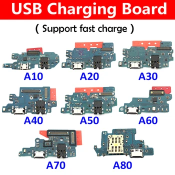 Док-станция USB Зарядное Устройство Порт Зарядки Гибкий Кабель Для Samsung A40 A10 A20 A30 A50 A60 A70 A80 A01 Core A11 A21s A10s A20s A30s