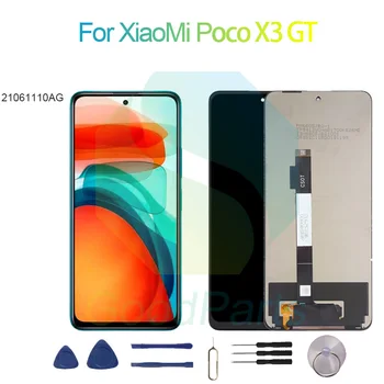 Для XiaoMi Poco X3 GT ЖК-экран дисплея 6,67“21061110AG Poco X3 GT Сенсорный Дигитайзер В Сборе Замена