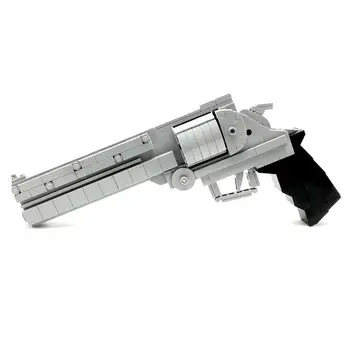 Игрушка в подарок MOC пистолет строительный блок модель пистолета с мелкими частицами AGL Arms.Кольт длиной 45 см от Trigun Изображение 2