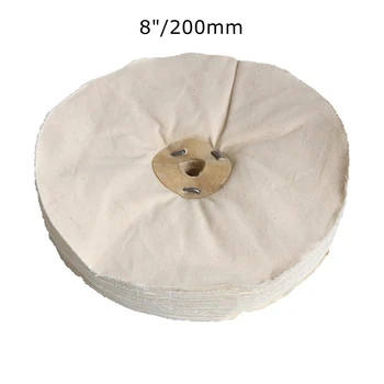100 мм-200 мм Хлопковое колесо для полировки дыхательных путей, Металлическое полировальное колесо Изображение 2