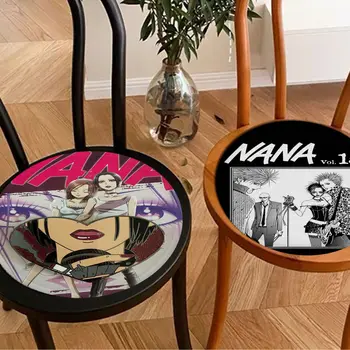Горячие аниме-плакаты NANA Simplicity, Многоцветная подушка для обеденного стула, Круглое Декоративное Сиденье для офисного стола, Подушки для стульев