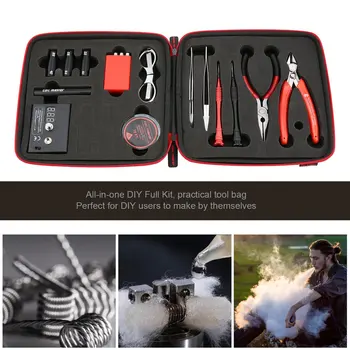 Coil Master DIY Kit Электронная сигарета DIY Tool Kit Аксессуары для электронных сигарет Инструмент 