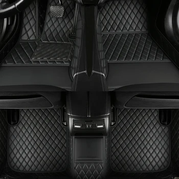 Изготовленные на заказ автомобильные коврики для Mercedes Benz S Class W223 4 Seat 2021-2022 годов Ковер из искусственной кожи Аксессуары для салона Автомобиля Изображение 2