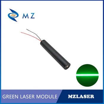 Модуль лазерного диода D16mm 520nm 10/20/30/50 МВт с зеленой линией, одномодовый высококачественный стеклянный объектив промышленного класса Изображение 2