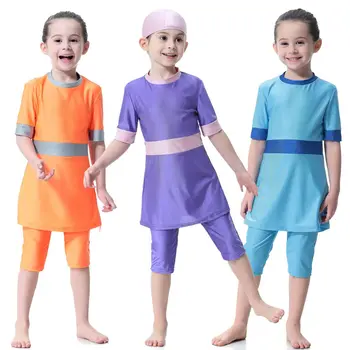 Детские Купальники для девочек и подростков, купальный костюм для детей, пляжная одежда, купальные костюмы из двух частей