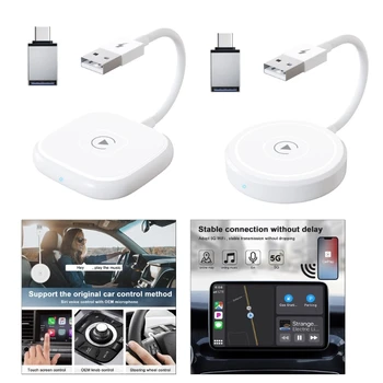 Беспроводной адаптер E56B для автомобильных плееров Plug & Play Adapter обеспечивает максимальное удобство для iOS10 + Изображение 2