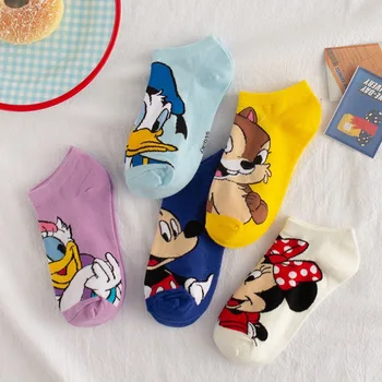 Короткие Женские носки Disney Waumi Mouse с аниме 
