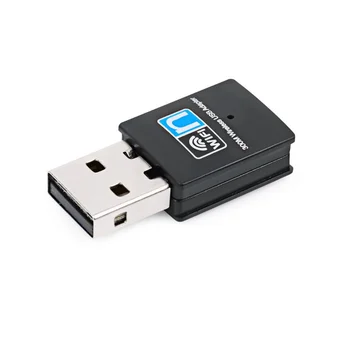 Беспроводной Мини USB Wifi Адаптер 802.11N 300 Мбит/с USB2.0 Приемник Dongle Сетевая карта для Настольного ноутбука ПК