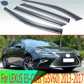 Для LEXUS ES-Class (GSV60) 2013 2014 2015 2016 2017 Пластиковый внешний козырек, вентиляционные шторы, Защита от Солнца и дождя, Дефлектор 4 p