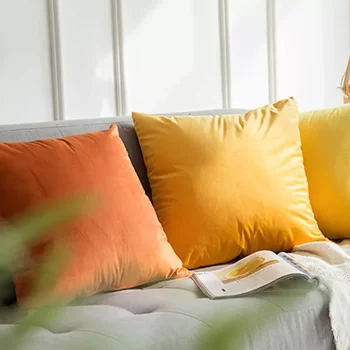 Чехол Мягкая наволочка для дивана в гостиной 18x18 дюймов Белые декоративные подушки для дивана, автомобиля, домашнего декора Изображение 2