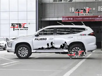 Автомобильные наклейки ДЛЯ Mitsubishi Pajero Sport 2020, измененный внешний вид, спортивные модные наклейки Изображение 2