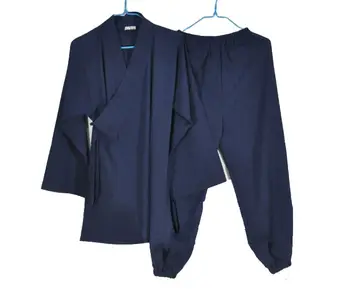 высококачественная летняя и весенняя униформа даосского кунг-фу, костюмы для супружеских искусств, одежда для даосизма, одежда белого/синего цвета Изображение 2