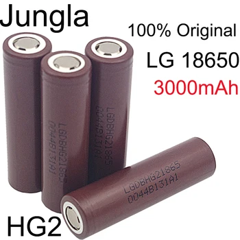100% Оригинальный Аккумулятор HG2 3000 мА, стабильный 3,7 В 18650, Высококачественный элемент HG2 20A Batterie 18650, Перезаряжаемый