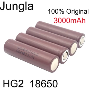 100% Оригинальный Аккумулятор HG2 3000 мА, стабильный 3,7 В 18650, Высококачественный элемент HG2 20A Batterie 18650, Перезаряжаемый Изображение 2