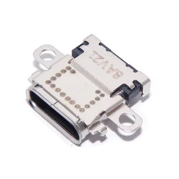 50-100 шт Разъем питания Micro USB Type C, док-станция для консоли Nintendo Switch, разъем для зарядки Type-C, розетка