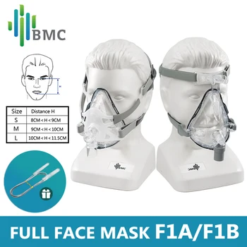 BMC CPAP Полнолицевая маска и головной убор F1A/ F1B BiPAP Маска с мягкой силиконовой прокладкой Повышенный Комфорт От Храпа и Апноэ во сне