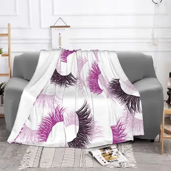 Одеяла с рисунком единорога, Коралловый флис, плюш, Всесезонные Теплые одеяла для постельного белья, Плюшевое тонкое одеяло для дивана Изображение 2