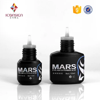 Новинки ICONSIGN на осень клей для наращивания ресниц MARS, 5 бутылок/лот, быстро сохнет 3 секунды, хранится от 40 до 50 дней Изображение 2